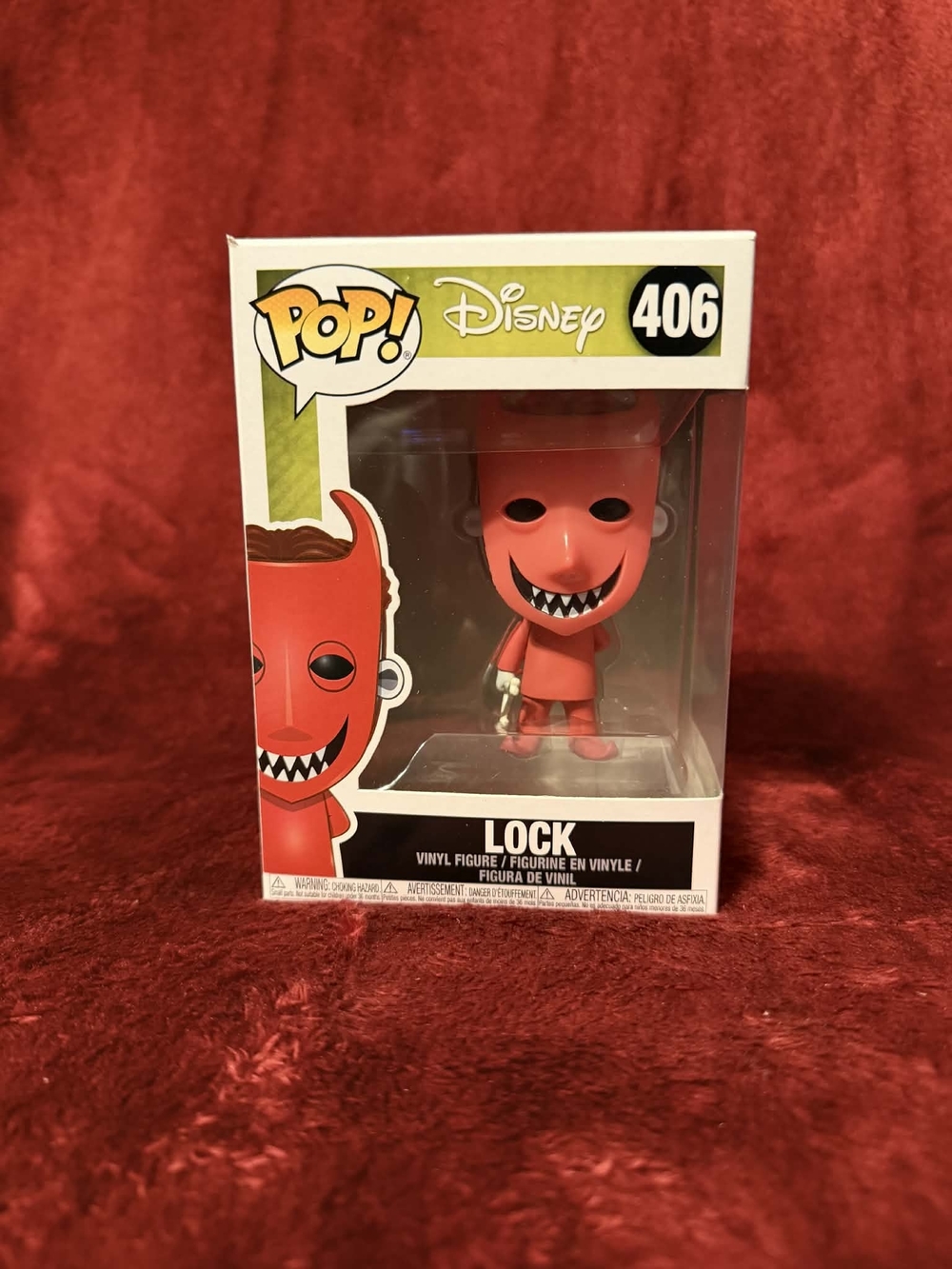 Funko Pop! Disney 406 Lock Vinyl Figure - Red